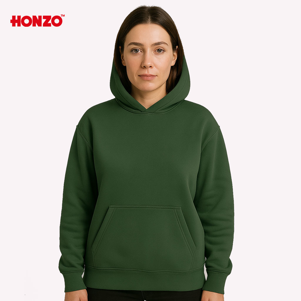 basic olive hoodie هودي أساسي بلون زيتوني للجنسين