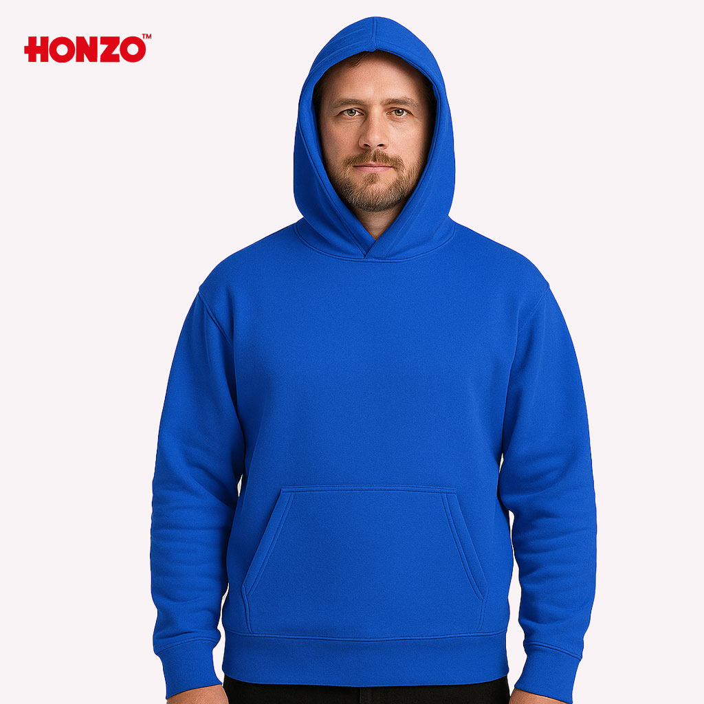 basic soft blue hoodie هودي أساسي بلون أزرق فاتح للجنسين